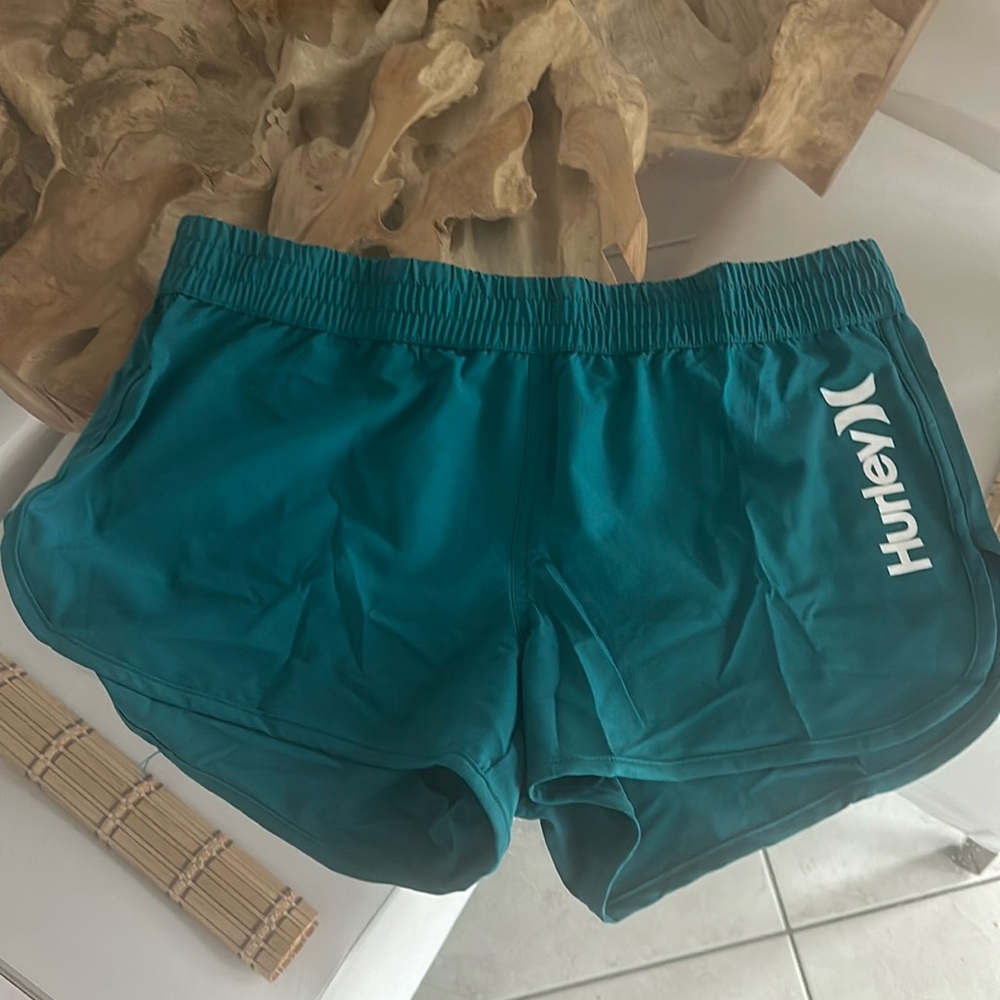 Hurley blue running shorts new without tags